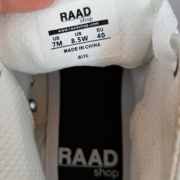 Raad Shop Samurai and Raven High Top Sneakers Unisex 7 mens 8.5 womens - Picture 12 of 16